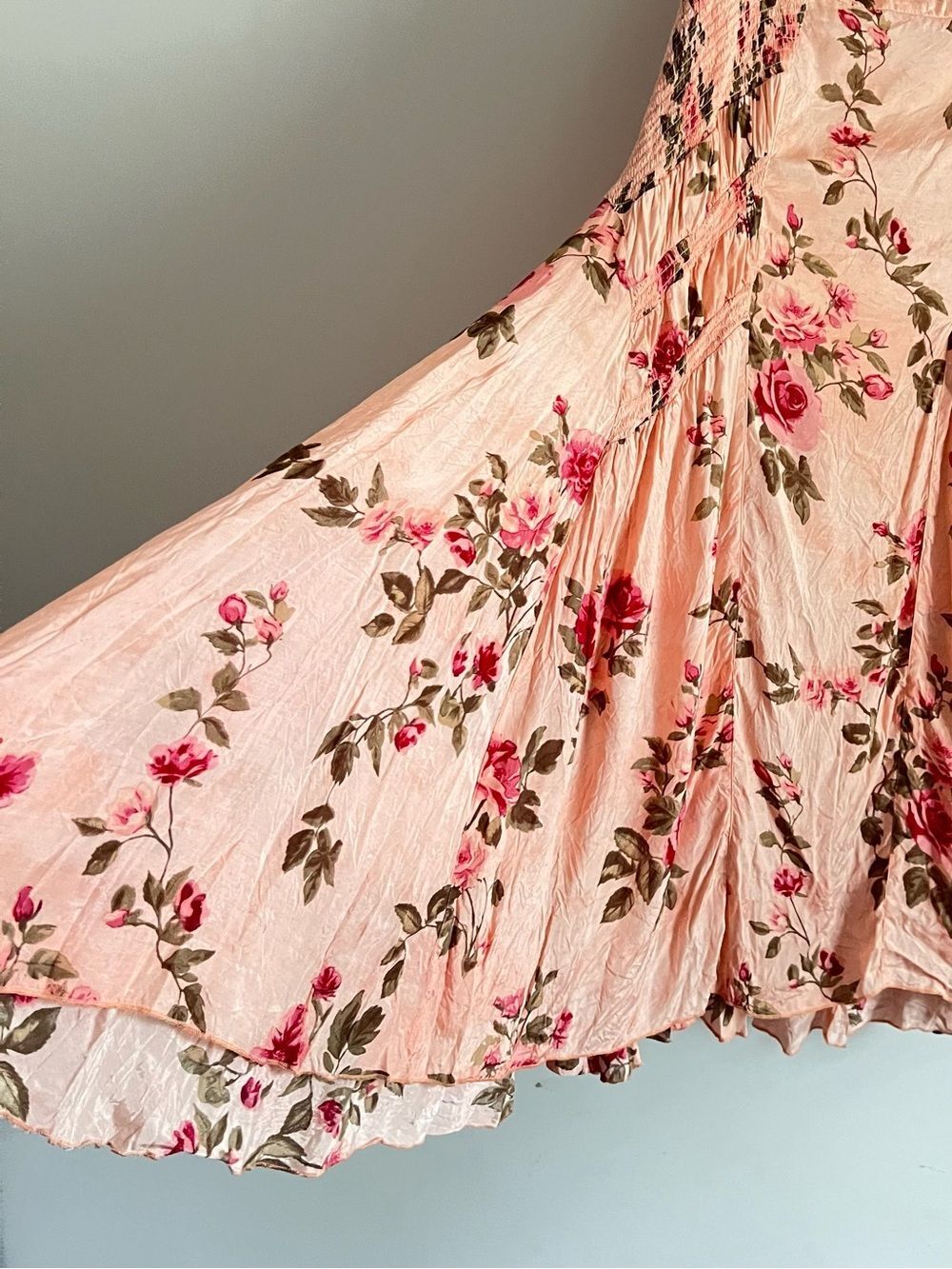 Free people Rowan Maxi Skirt Cottagecore Fairycore Floral Midi Skirt Size 8 - Picture 5 of 16